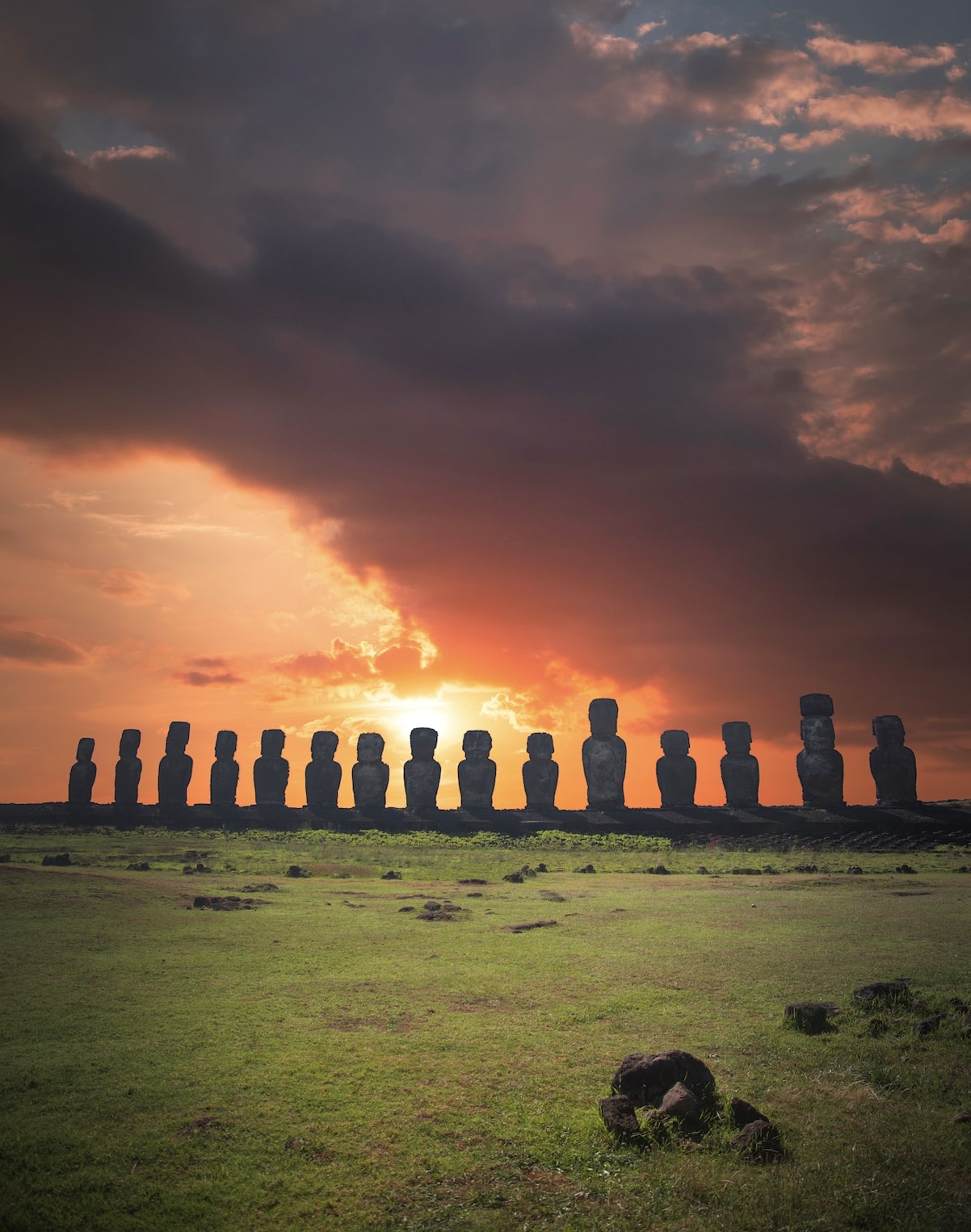 The Rapa Nui people of Easter Island.